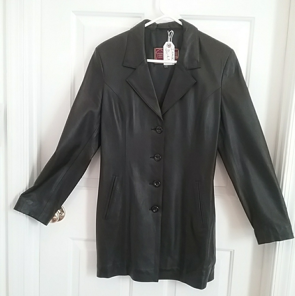 Genuine Leather 3/4 coat # 6B
